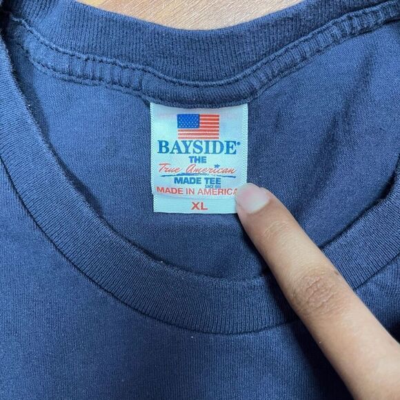 Bayside Mens Trace Adkins 2016 Tour Graphic Short Sleeve T-Shirt Navy Blue XL - Picture 7 of 10